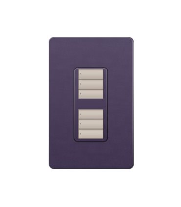 Control de Pared 2 Botones con R/L Doble Lutron RadioRA2 Colores Satín