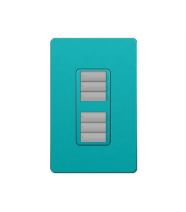 Control de Pared 2 Botones con R/L Doble Lutron RadioRA2 Colores Satín