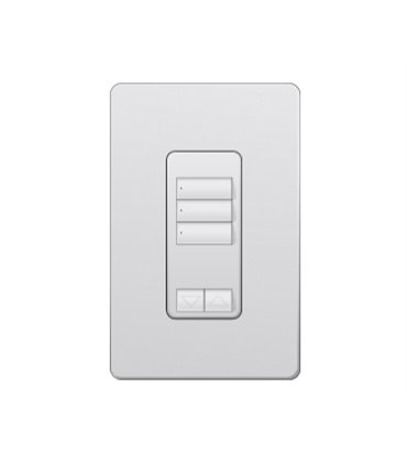 Control de Pared 3 Botones con R/L RadioRA2 Colores Satin