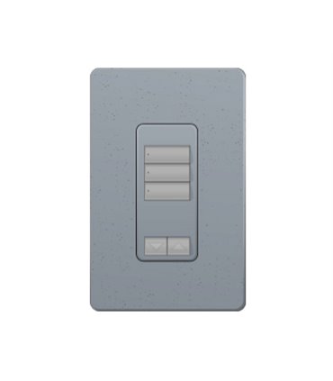 Control de Pared 3 Botones con R/L RadioRA2 Colores Satin