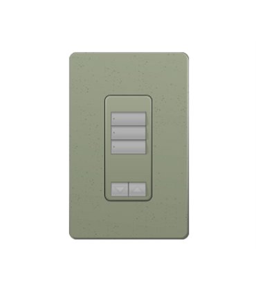 Control de Pared 3 Botones con R/L RadioRA2 Colores Satin