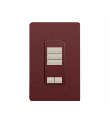 Control de Pared 3 Botones con R/L RadioRA2 Colores Satin