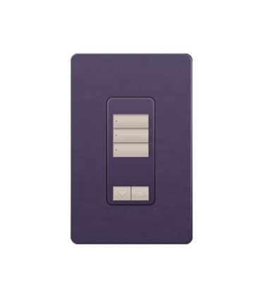 Control de Pared 3 Botones con R/L RadioRA2 Colores Satin