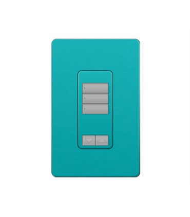 Control de Pared 3 Botones con R/L RadioRA2 Colores Satin