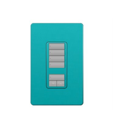 Control de pared 4 botones Lutron RadioRA2 Colores Satín