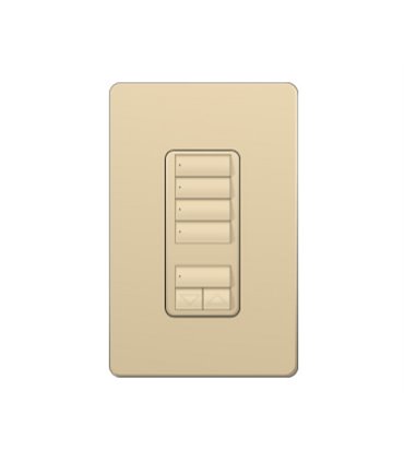 Control de pared 4 botones RadioRA2 Colores Brillantes