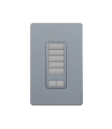 Control de Pared 5 Botones con R/L Lutron RadioRA2 Colores Satín