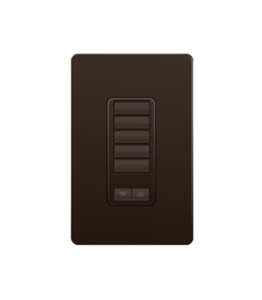 Control de Pared 5 Botones con R/L Lutron RadioRA2 Colores Brillantes