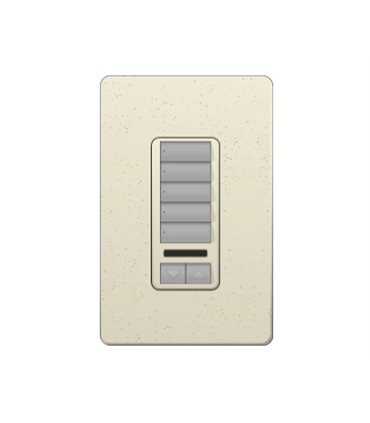 Control de Pared 5 Botones con RL+IR Lutron RadioRA2 Colores Satín