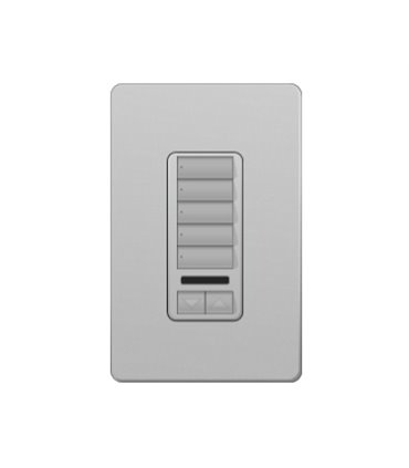 Control de Pared 5 Botones con RL+IR Lutron RadioRA2 Colores Satín