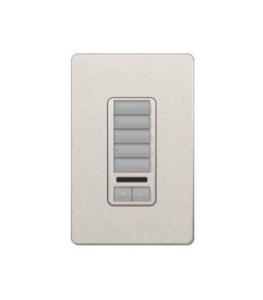 Control de Pared 5 Botones con RL+IR Lutron RadioRA2 Colores Satín