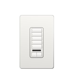 Control de Pared 5 Botones con RL+IR Lutron RadioRA2 Colores Brillantes