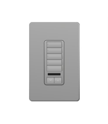 Control de Pared 5 Botones con RL+IR Lutron RadioRA2 Colores Brillantes
