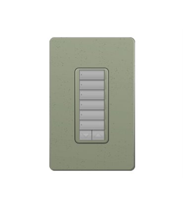 Control de Pared 6 Botones con R/L Lutron RadioRA2 Colores Satín