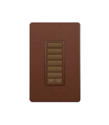 Control de Pared 6 Botones con R/L Lutron RadioRA2 Colores Satín