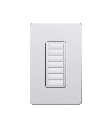 Control de Pared 7 Botones RadioRA2 Colores Satin
