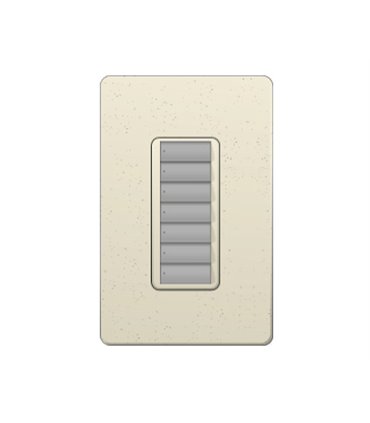 Control de Pared 7 Botones RadioRA2 Colores Satin
