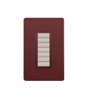 Control de Pared 7 Botones RadioRA2 Colores Satin