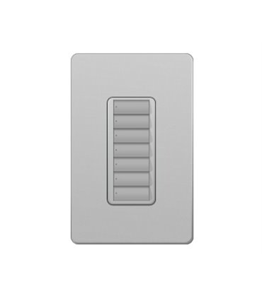Control de Pared 7 Botones RadioRA2 Colores Satin