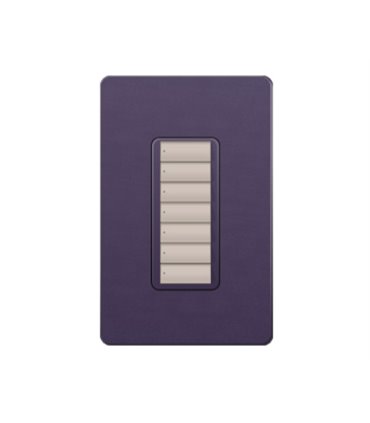 Control de Pared 7 Botones RadioRA2 Colores Satin