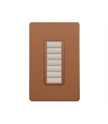 Control de Pared 7 Botones RadioRA2 Colores Satin