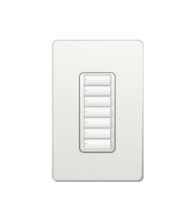 Control de Pared 7 Botones Lutron RadioRA2 Colores brillantes