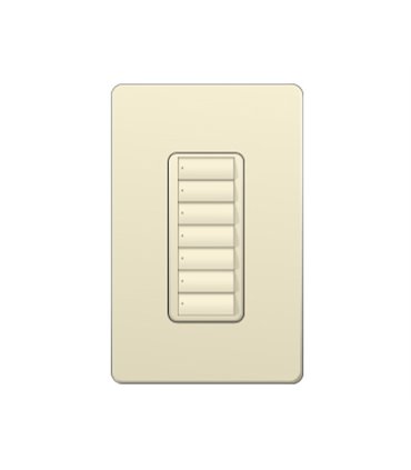 Control de Pared 7 Botones Lutron RadioRA2 Colores brillantes