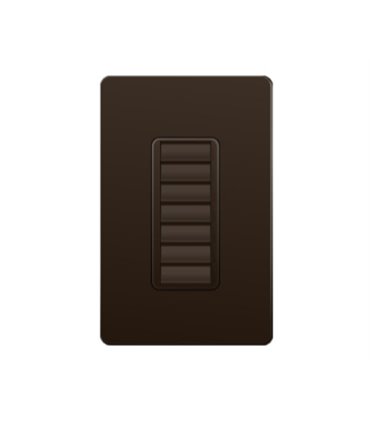 Control de Pared 7 Botones Lutron RadioRA2 Colores brillantes