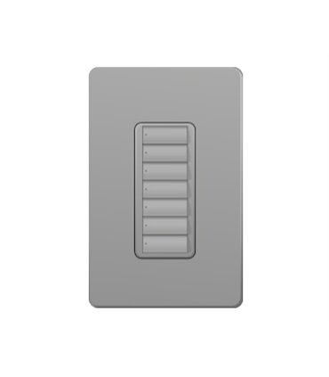 Control de Pared 7 Botones Lutron RadioRA2 Colores brillantes