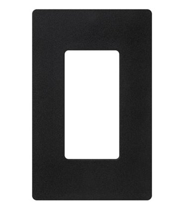 PLACA 1 VENTANA COLOR NEGRO