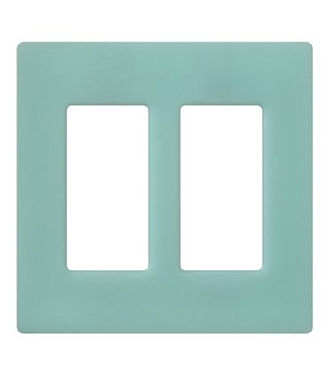 Placa 2 ventanas colores mate SW