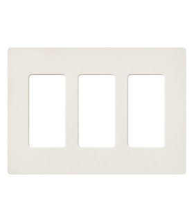 Placa 3 ventanas colores mate