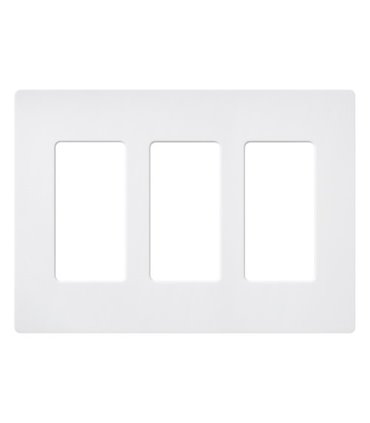 Placa 3 ventanas colores mate