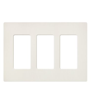 Placa 3 ventanas colores mate SW