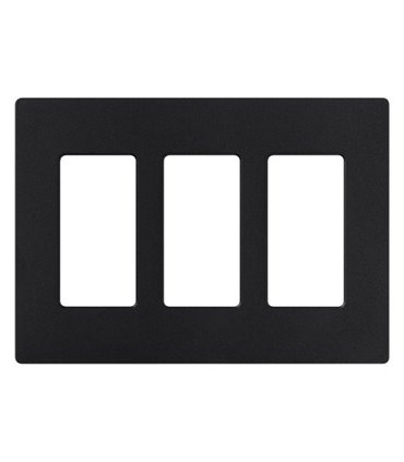 Placa 3 ventanas colores mate SW