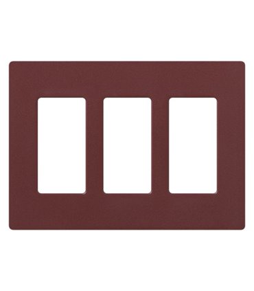 Placa 3 ventanas colores mate SW