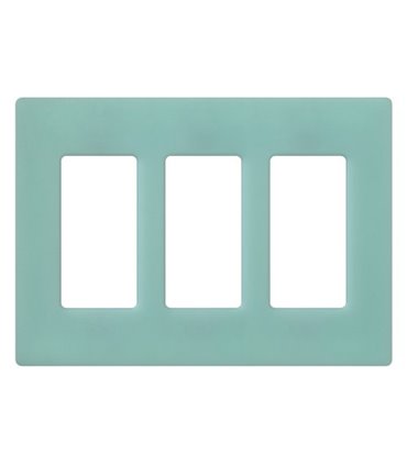 Placa 3 ventanas colores mate SW