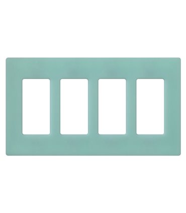 Placa 4 ventanas colores mate SW