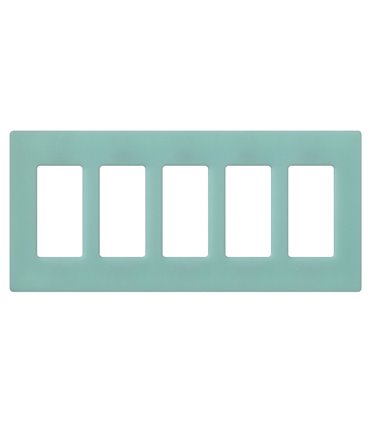 Placa 5 ventanas Satin Colors
