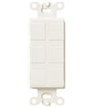 Toma Accesorio Satin SC 6PF   BI  