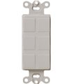 Acc Receptacle Satin SC 6PF TP 