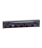 Accesorios de montaje, cajas, soportes y elementos para instalaciones de audio comercial.